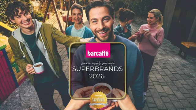 Barcaffè dobitnik priznanja Superbrands Croatia: potvrda iznimne kvalitete brenda